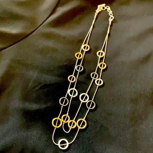 Nine West Silver / Gold Necklace